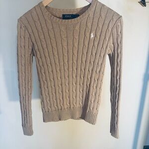 Polo Cable Knit Sweater